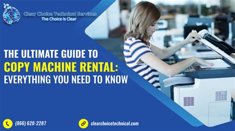 Copy Machine Rental: Everything You Need to Know