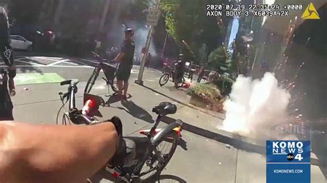 Seattle Police bodycam footage shows violent clash between protesters ...