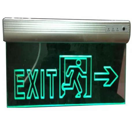 Fire Exit LED Board at Rs 900/piece | Paharganj | Delhi | ID: 13250383288