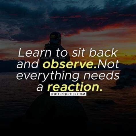 #Learn to sit back and #observe. #quotes #life #socialmedia | Be yourself quotes, Picture quotes ...