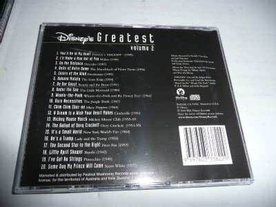 WALT DISNEY'S GREATEST VOL 1 & 2 2CD BOX SET NEW | eBay