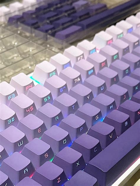 Purple Mechanical Keyboard