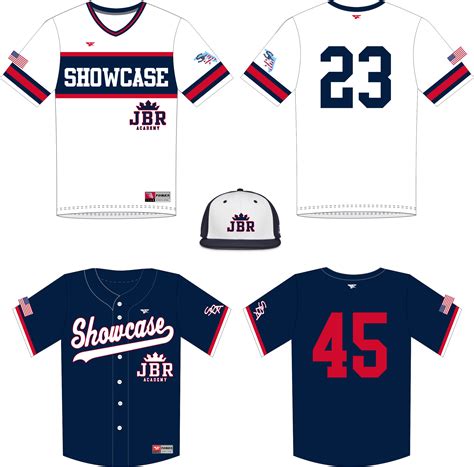 Showcase Baseball Academy Baseball Uniforms JBR Package