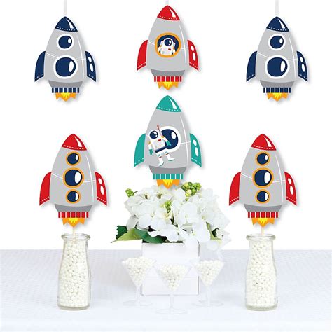 Blast Off to Outer Space - Astronaut Decorations DIY Rocket Ship Baby ...