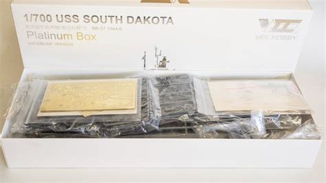 USS SOUTH DAKOTA - VEE HOBBY- 1:700 - PLASTIC KIT UNBOXING - REVIEWS ...