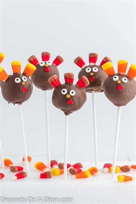 Thanksgiving Cake Pops - Turkey Cake Pops