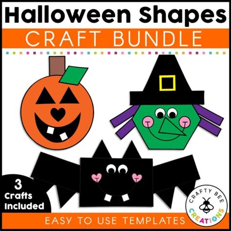 Halloween Shapes Craft Bundle - Crafty Bee Creations