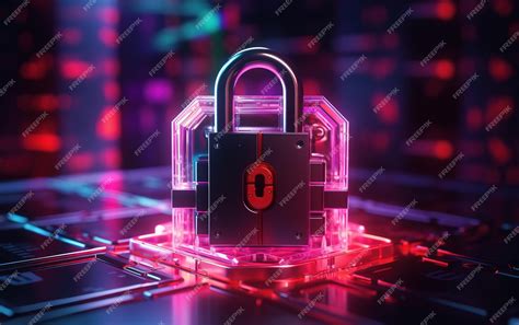 Premium AI Image | Cybersecurity Design for web banner