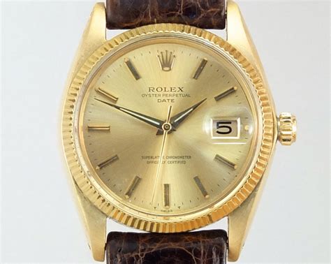 Rolex Oyster Perpetual, Date, 1965 | Vintage Gold Watches