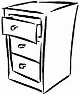 Coloring Page Dresser Pages Sketch sketch template
