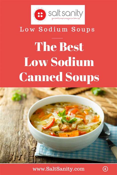 The Best Low Sodium Canned Soups