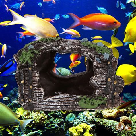 New Hot Fish Tank Ornament Simulation Resin Rockery Aquarium Decor 2017 Antique Bucket ...