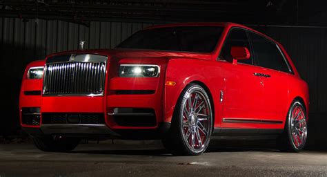 Roses Are Red, And So Is This Slightly Gauche Rolls-Royce Cullinan | Carscoops