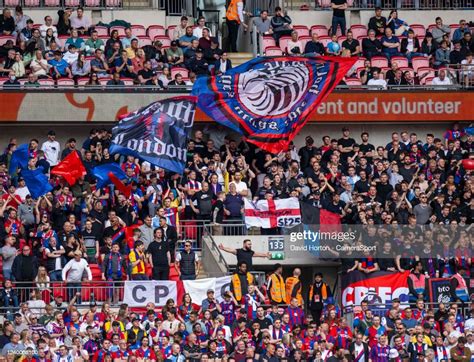 Crystal Palace fans during The FA Cup Semi-Final match between... News ...