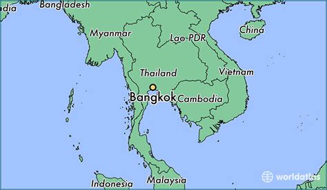 Where Is Bangkok On The World Map - CYNDIIMENNA