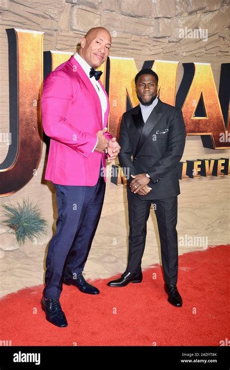 Dwayne Johnson, Kevin Hart. "Jumanji: The Next Level" - UK Premiere, BFI IMAX, Waterloo, London ...