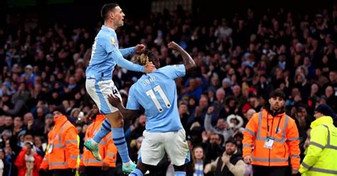 Jeremy Doku takes Erling Haaland celebration to make Man City point