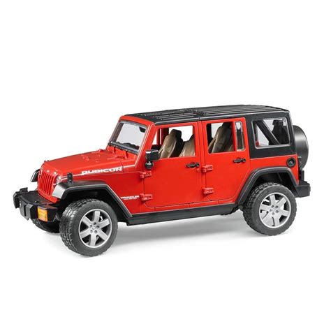 Buy Bruder Toys - Recreational Realistic Jeep Wrangler Unlimited Rubicon with Openable Doors and ...