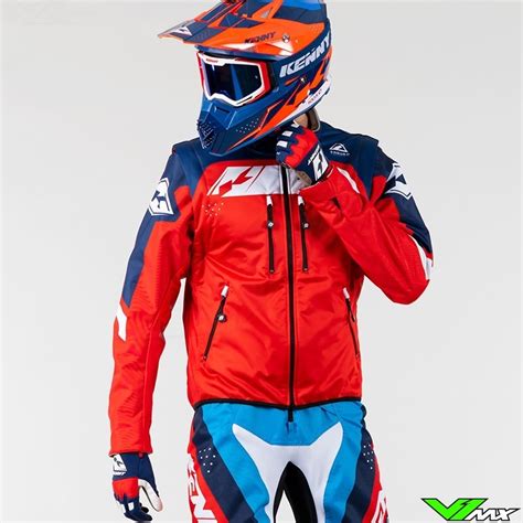 Kenny Softshell Enduro Jacket - Navy / Red