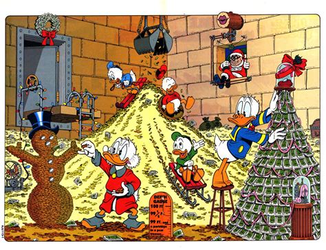 Christmas in the money bin (by Don Rosa) | Uncle Scrooge & Donald Duck | Pinterest | Donald duck ...