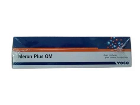 Resin Reinforced Glass Ionomer Luting Cement, For Hospital, Model Name/Number: Meron Plus Qm at ...