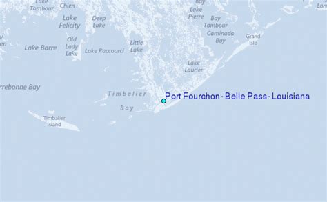 Port Fourchon, Belle Pass, Louisiana Tide Station Location Guide