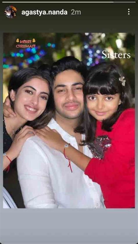 Merry Christmas 2020: Agastya Nanda Drops An Adorable Pic With SISTERS Navya Naveli Nanda And ...