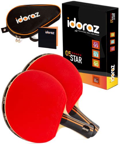 Two Professional Table Tennis Paddles - Idoraz