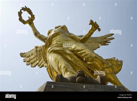 Mexico.Mexico city. Paseo de La Reforma. The Angel of Independence ...