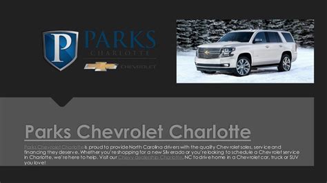 Parks chevrolet charlotte