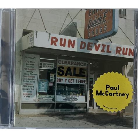 RUN DEVIL RUN - Compact Disc (w/Sticker) - Beatle Memories