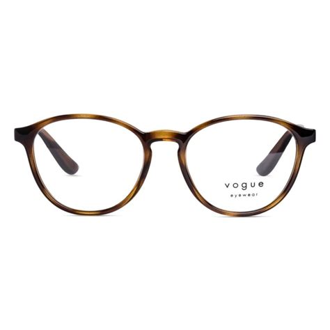 Vogue Women's Round Eyeglass Frame VO5372 W656 Brown - Optic One Optical, Abu Dhabi , UAE