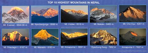 Top 10 Highest Mountains in Nepal Must to See in Your Lifetime