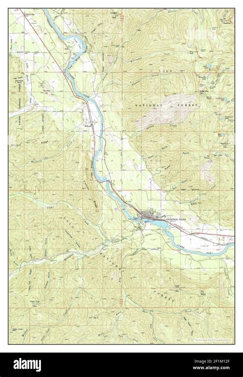 Thompson Falls, Montana, map 1957, 1:62500, United States of America by ...