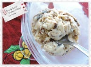 Brandy Butter Christmas Cake Icecream - Keeper of the Kitchen