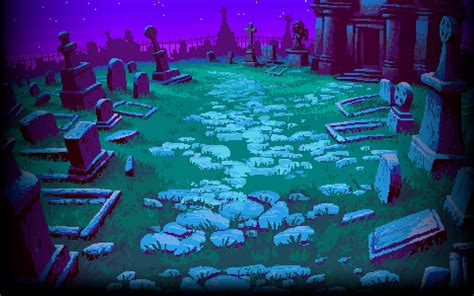 Graveyard Pixeljoint Pixel Art Background Pixel Art Games | The Best ...