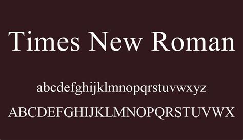 Times New Roman Free Font