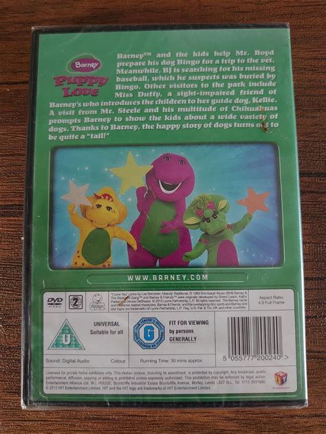 Barney Puppy Love dvd Brand New And Factory Sealed Kids TV ...