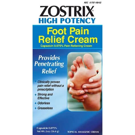 Zostrix Neuropathy Diabetic Foot Pain Relieving ... : Target