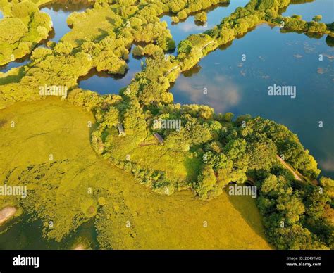 Aerial photography of Kingsbury water park Stock Photo - Alamy