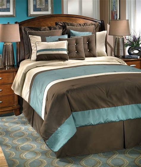 Fabulous Teal and brown bedroom colours | Bedroom bedding sets, Brown ...