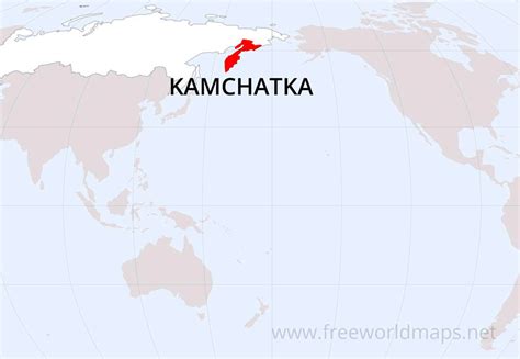 Kamchatka Peninsula On World Map - Oconto County Plat Map