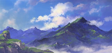 Anime Mountains Wallpapers - Top Free Anime Mountains Backgrounds - WallpaperAccess