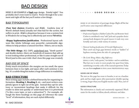 Scribe Guide to Designing Your Book Layout