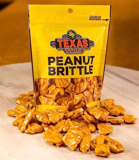 Amazon.com : Texas Roadhouse Peanut Brittle, 5oz : Grocery & Gourmet Food