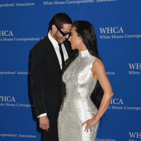 KIM KARDASHIAN and Pete Davidson at 2022 White House Correspondents ...