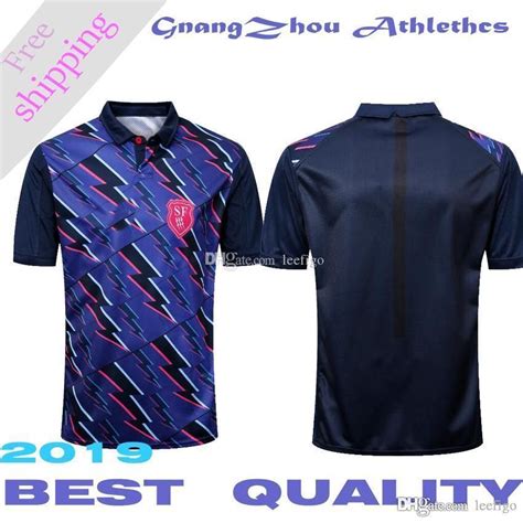 2020 2019 Stade Francais Home Rugby Jersey National Rugby League Stade ...