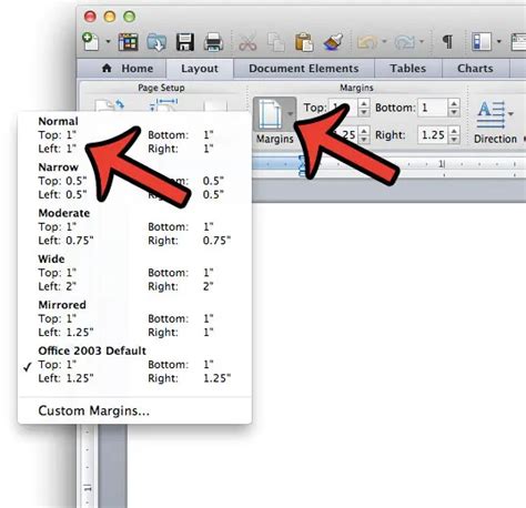 How to Set 1 Inch Margins in Word 2011 - Solve Your Tech