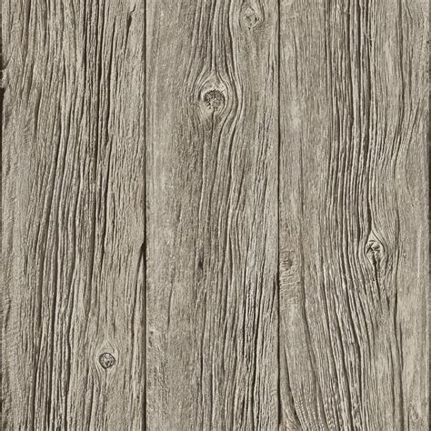 Muriva Bluff Wood Panel Faux Effect Wallpaper Grey J02408