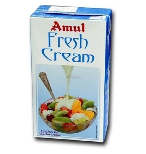 White Amul Fresh Cream, 25% Milk Fat, Low Fat Cream, Age Group: Old-aged at Best Price in Deoria ...